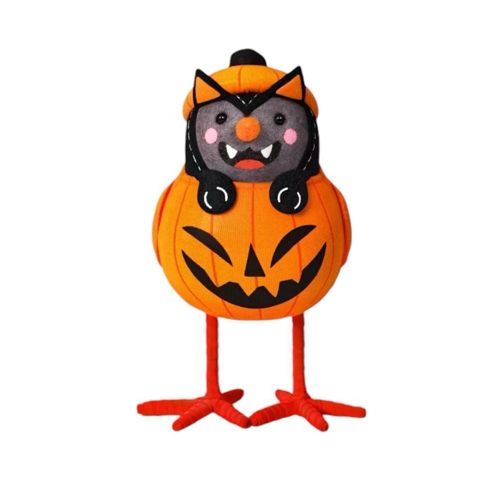 PAWSON HALLOWEEN PUMPKIN CAT COSTUMED BIRD